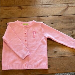 Charming Pink Kids Cardigan Sweater